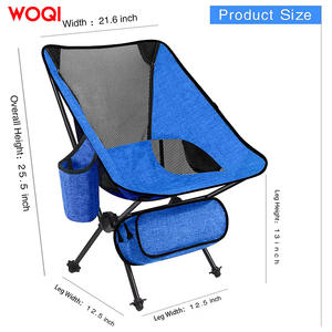 Silla de Playa Plegable Woqi con Marco de Aluminio Aeronáutico 7075, Portátil y Resistente para Campamento al Aire Libre - Product Image 3