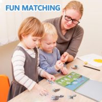Carpeta de actividades preescolares para autismo, juguetes para niños pequeños, aprendizaje educativo, libro ocupado para niños, libros de Aprendizaje Temprano