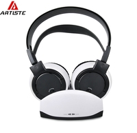 Casque TV sans fil 2,4 GHz, circum-auriculaire, avec bandeau, Hi-Fi, rechargeable