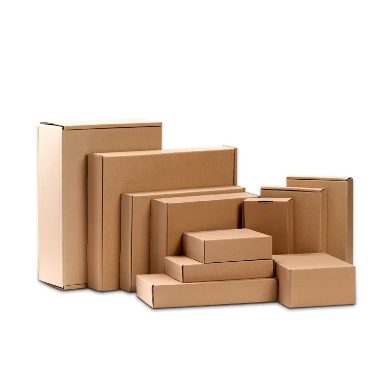 in stock RTS cardboard packaging mailing moving small shipping boxes corrugated box