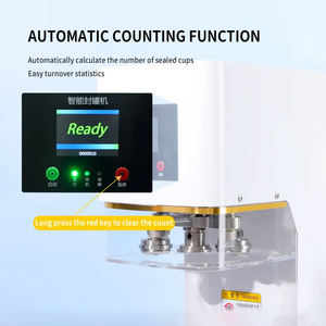 Taza accionada eléctricamente, máquina de sellado de latas de aluminio reciclable cónicas, cartón para impresora de cerveza y bebidas de Carnival - Product Image 3