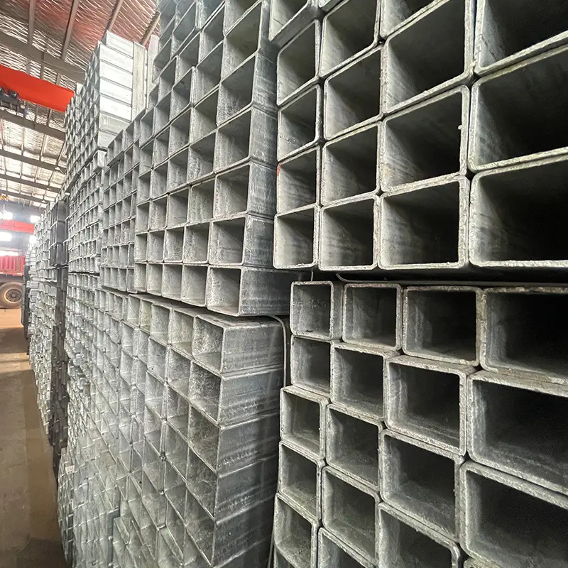 Low Price Galvanized Steel Pipe Zinc Coated Pipe Hollow Section Square Steel 40x40 Square Tube For Construction