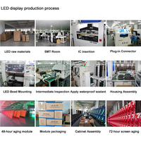 Module d'affichage à LED flexible intérieur HD P2.5 1/32 LED panneau mural vidéo Module d'écran LED P1.5 P2 P3 P4 P5 P8 P10 320*160mm