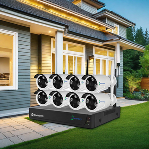 8-Ch CCTV güvenlik kamera sistemi ile 1080P Tuya App kablosuz NVR kiti kapalı kullanım insan algılama ve HDD veri depolama seçenekleri - Product Image 5