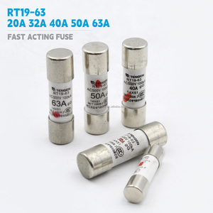 Fusible de Acción Rápida 20A 32A 40A 50A 63A RT19-63 AC500V 100KA para TENGEN Molten Core VRF HVAC, Piezas de Refrigeración y Aire Acondicionado - Product Image 1
