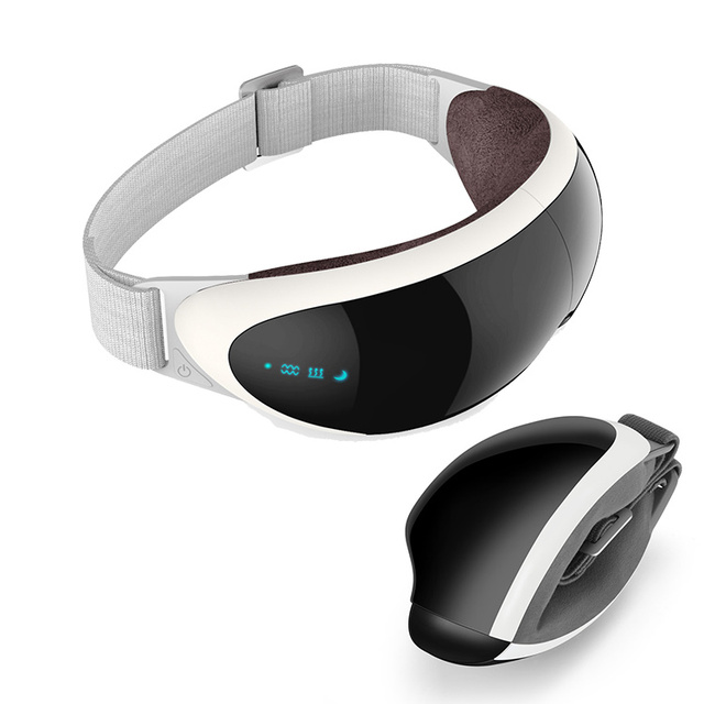 Portable High-Frequency Vibration Heating Eye Massager with Auto Timer and Bluetooth for Daily Use