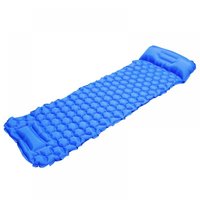 Matelas gonflable pliant à coussin d'air pour l'extérieur, tapis de couchage de Camping avec Kit de réparation