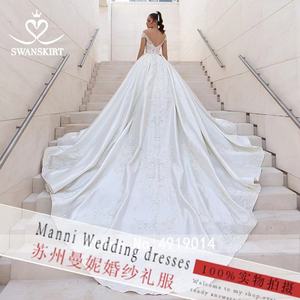 ชุดแต่งงานเกาะอกสำหรับเจ้าสาวชุดราตรีลูกไม้เปิดหลังสำหรับผู้หญิงรุ่นล่าสุด - Product Image 2