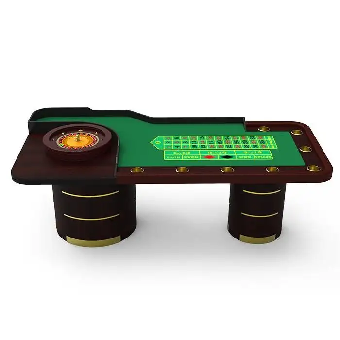 Yh Casino Entertainment Tafel Roulette Wiel Hoogwaardig Pokertafel Met Bekerhouder