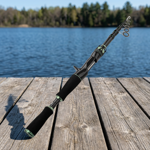 Caña de Pescar Telescópica de Fibra de Carbono para Pesca en Playa, Costa y Agua Salada - Product Image 1