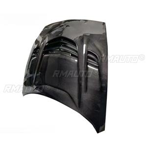 Cubierta de motor con apariencia de fibra de carbono real para Infiniti Q50 2014-2018, kit de carrocería, accesorios para automóvil - Product Image 6