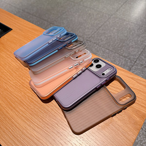 <span class=keywords><strong>Coque</strong></span> de téléphone en PC translucide à rayures ondulées pour <span class=keywords><strong>iPhone</strong></span> Air 17 16 15 14 <span class=keywords><strong>13</strong></span> Pro Max, valise, coffre, <span class=keywords><strong>coque</strong></span> arrière mate - Product Image 2