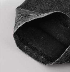 Camisetas Gráficas Estampadas DTG para Streetwear, Camisetas Lisas de Tallas Grandes para Hombre, Camisetas con Lavado Ácido, Camisetas Vintage Personalizadas de Gran Tamaño para Hombre - Product Image 4