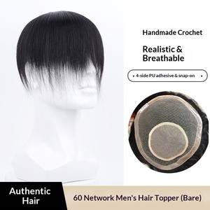 Prótesis Capilar Masculina 60-<span class=keywords><strong>Web</strong></span> Recurve Biological Edge, Cabello Humano 100%, Tejida a Mano, Lisa, Invisible, Sin Costuras, Realista y Transpirable - Product Image 5