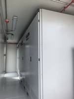 Boîtier de conteneur de calcul Edge AI avec grilles de ventilation pour rack de serveur et supports de contrôle d'accès