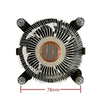 Ventilateur de refroidissement silencieux 12V pour processeur Intel I7 PC de bureau, refroidisseur de puce IC LGA1700 17xx CPU – Fabricant