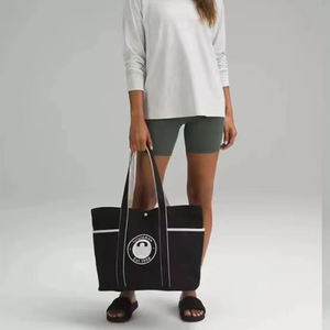 Lulu Zomer 20l Nylon Canvas Draagtas Modieuze Dames <span class=keywords><strong>Yoga</strong></span> Sport-En Strandtas - Product Image 4