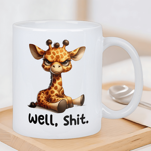Vente chaude Diytree Girafe <span class=keywords><strong>Humour</strong></span> <span class=keywords><strong>Tasse</strong></span> Magique En Céramique Blanc Isolé <span class=keywords><strong>Tasse</strong></span> À Café Réutilisable pour Hommes et Femmes - Product Image 1