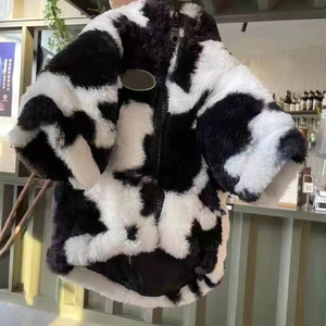 Abrigo para Perro Teddy con Logotipo Personalizado, Ropa para Mascotas de Otoño Invierno con Forro Polar, Chaqueta Gruesa, Estampado Suave y Cálido - Product Image 4