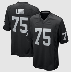 Vente en gros de maillots de football américain brodés # 2 Jeanty # 89 Bowers # 98 Crosby # Maillot de football américain pour <span class=keywords><strong>homme</strong></span>, taille 75, Las Vegas - Product Image 4