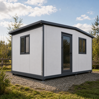 Maison mobile pliable de 20 pieds, cabine préfabriquée à montage rapide pour l'hébergement sur chantier