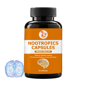 Suplemento para el Cuidado de la Salud, Cápsulas Nootrópicas para el Apoyo Cerebral con Vitamina B1 y B6, Suplemento para una Mayor Concentración y Salud Cerebral - Product Image 1