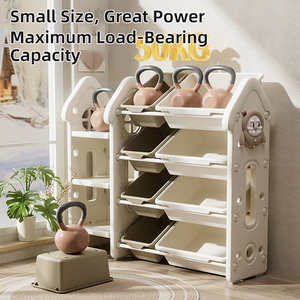 Organizador de Brinquedos para Crianças com Estante, Grande Armário de Armazenamento de Brinquedos para Sala de Estar, Sala de Brincar/Sala de Aula - Product Image 5