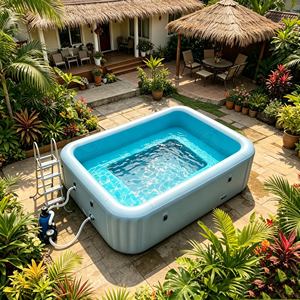 Piscina Inflable de PVC Plegable y Portátil de Tamaño Personalizado <span class=keywords><strong>para</strong></span> Adultos y Niños, Uso Familiar - Product Image 3
