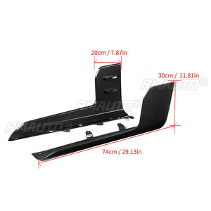 Dry Carbon Fiber Side Skirts Lip Flaps Extension Rocker Splitters Diffuser Winglet Wing for BMW G87 M2 2023-IN MP Style Body Kit - Product Image 6