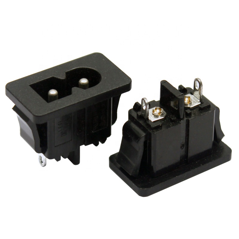 125V 5A промышленное электрооборудование: 2 контактный разъем питания небольшой розетка iec c8 разъем питания