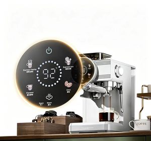 Machine à café intelligente à écran tactile semi-automatique pour la maison, machine à café latte, americano, expresso avec réservoir à lait - Product Image 3