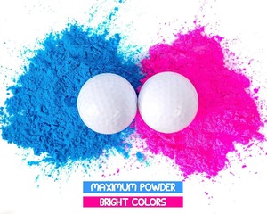 Zefiro Best Selling Golf Ball Gender Reveal Fireworks Salute with Cornstarch Powder for Gender Announcement Zhejiang China