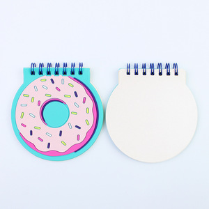 Carnet de notes miniature personnalisé en silicone, forme de dessin animé, papeterie créative, forme d'animal mignon avec stylo - Product Image 6