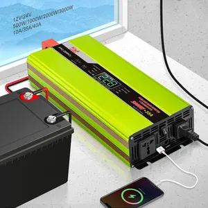 Sunchonglic solar invert price 12v to 220v dc ac 2000w 2000 watt 2kw off grid pure sine wave ups power invert charger