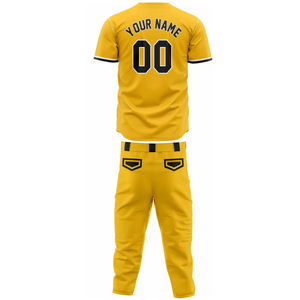 Vêtements de sport, uniformes de baseball de qualité supérieure pour jeunes, nouveaux arrivages, respirants, 100 % polyester, ensembles d'uniformes de baseball légers - Product Image 1