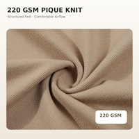 Groothandel 220g Ousha katoenen grote piqué heren poloshirt korte mouw effen kleur ademend zacht OEM op maat