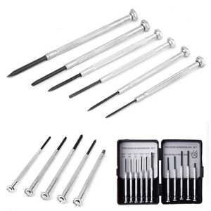 1 <strong>Set</strong> 11pcs <strong>Jewelers</strong> Micro Sunglasses <strong>Screwdriver</strong> <strong>Set</strong> Precision Watch Jewelry Glasses Repairs Clock Screws - Product Image 1