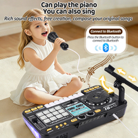 Jouet de mixage DJ multifonctionnel éducatif Montessori amusant pour enfants, instruments de musique, microphone pour fête