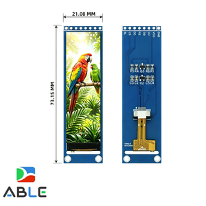 หน้าจอแสดงผล TFT แบบแท่งขนาด 2.25 นิ้ว ความละเอียด 76x284 พิกเซล IPS 4-Wire SPI 8 พิน พร้อมช่องเสียบแบบสัมผัส - Product Image 1