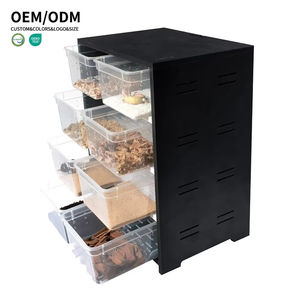 26.9*20.5*36.3Cm 4 katman-yığın kombinasyonu sürüngen yetiştiriciliği raf yılan teraryum sürüngen muhafaza - Product Image 1