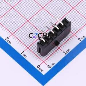 43650-5AWS Wire-to-Board Pin Header Bent Lead Through Hole,P=3mm Connector 1x5P 3mm Right Angle Insert 5P - Product Image 2