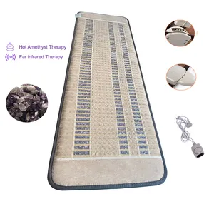 Medicrystal Mat Amatista Thermal Pemf Therapy Pad Jade Tourmaline Heating Mattress