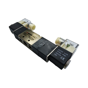 วาล์วลมนิวแมติก 4V230 5/3 ทาง ควบคุมภายนอก แบบขดลวดคู่ วาล์วโซลินอยด์อะลูมิเนียมอัลลอย - Product Image 2