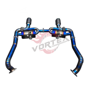 Échappement arrière Valvetronic en acier inoxydable 304 Vortex pour Porsche 718 Boxster Cayman GT4 2017-2020, montage direct - Product Image 3