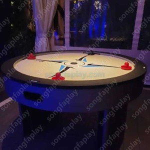 4人用エアホッケーテーブル（英語インターフェース、110/220V電源、アルトロ素材）-アーケードパーティーゲーム - Product Image 6