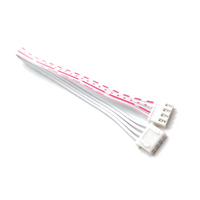 JST XH 2.54mm Pitch 2/3/4/5/6/7/8/10/12 Pin Female to Female Connector with 26AWG Red White Wire Cable XH2.54 Double-ended Plugs