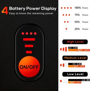 Toptan kış elektrikli isıtmalı kayak eldivenleri dokunmatik ekran şarj edilebilir eldivenler snowboard yürüyüş kayak açık hava etkinlikleri için - Product Image 3