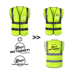 Gilet di Sicurezza Alta Visibilità Riflettente Abbigliamento da Lavoro per Edilizia Indumenti di Sicurezza - Product Image 5