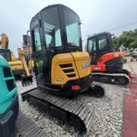 Miniexcavadora Sany SY35U de 3.5 Toneladas en Venta, Excavadora Usada con Motor Yanmar Original, Pocas Horas de Trabajo, Disponible en Stock