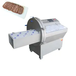 Rebanadora de carne congelada Máquina rebanadora de queso rebanadora de pechuga de pollo horizontal automática